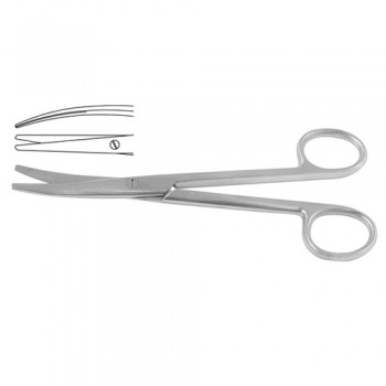 Mayo-Stille Dissecting Scissor Curved Stainless Steel, 15 cm - 6"